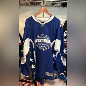 2007 NHL Western Conference All Star Jersey Signed Ed Jovanovski XXL Reebok